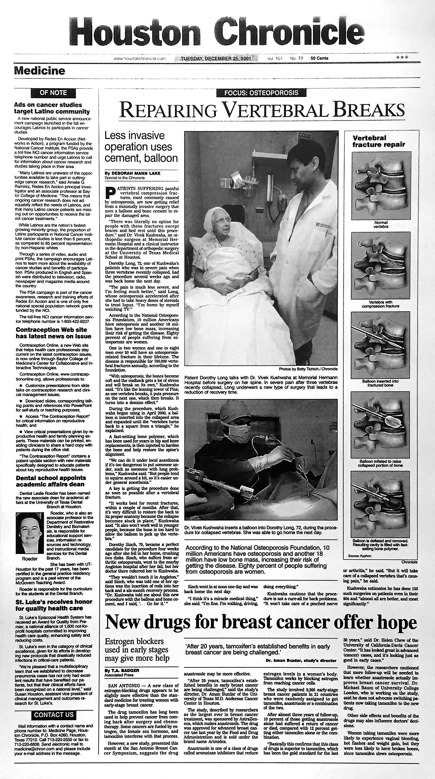 Large Newspaper Article